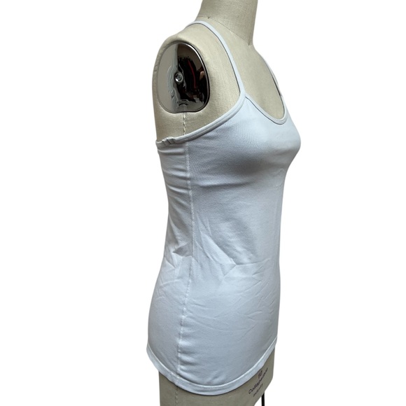 Lululemon 2 in 1 Power Y Bra Tank Top in White Size 8 - Picture 3 of 7